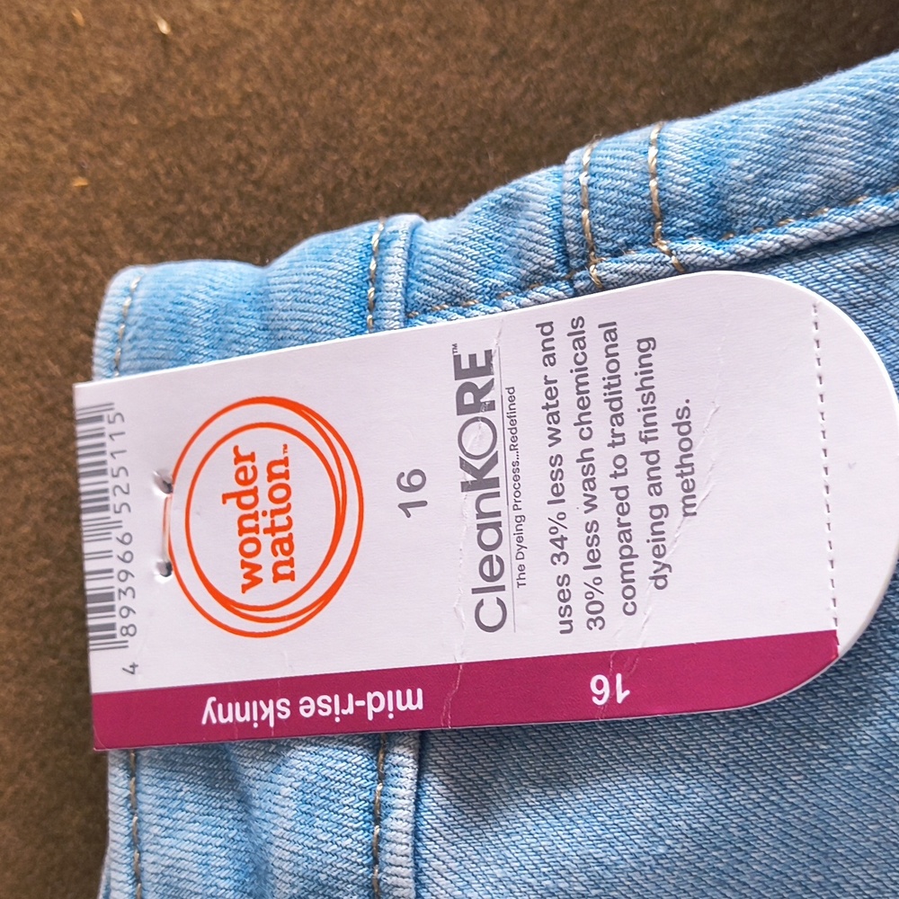Wonder Nation Kids Light Blue Jeans